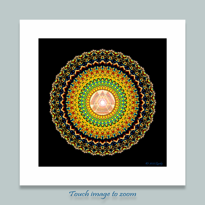 11 - Cliffs of Confidence - Giclée Wall Art Prints -  Satin Luster Paper - Sacred Geometry Symbols of Healing Arts