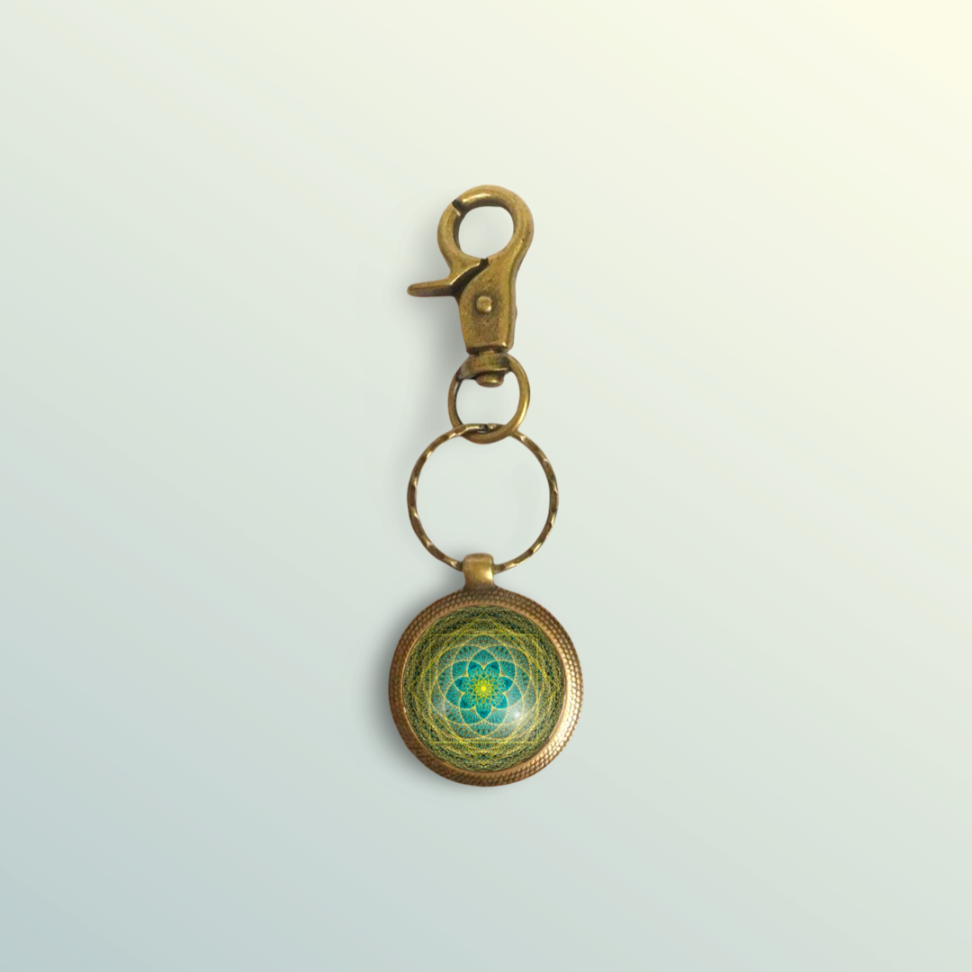 K15 - Zurhy Keychain - Sacred Geometry Symbols of Healing Arts