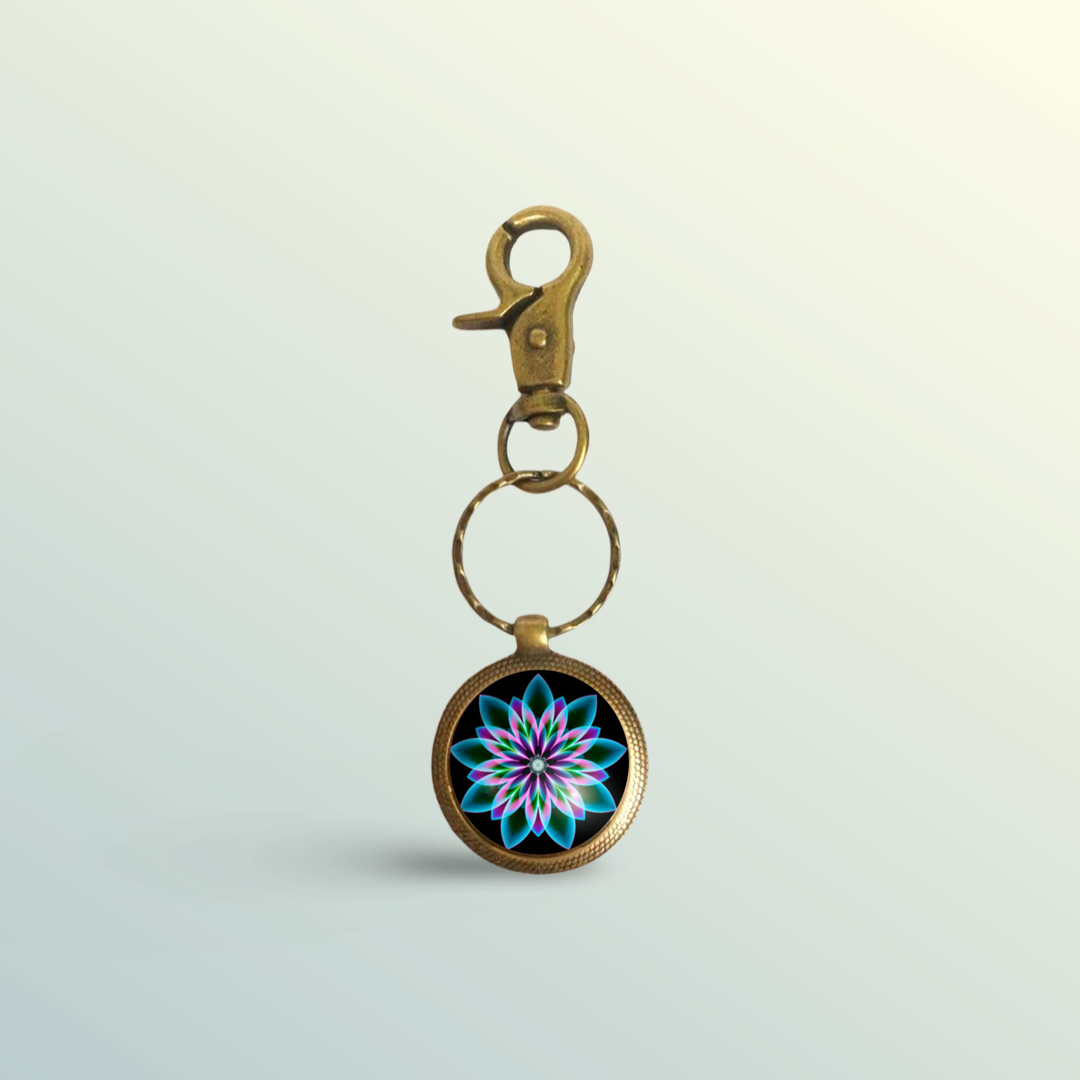 K3 - Zurhy Keychain - Sacred Geometry Symbols of Healing Arts