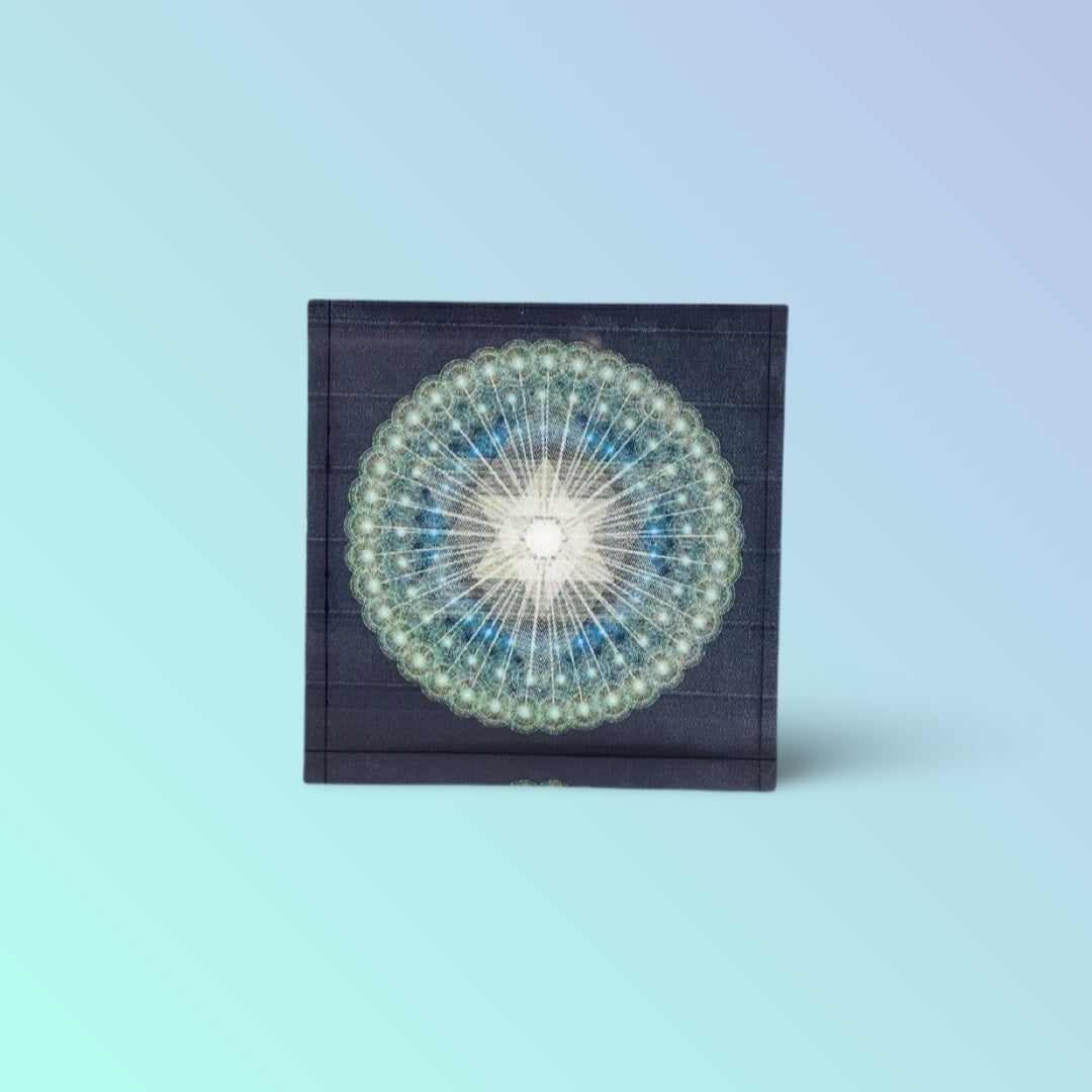 Expansion of Consciousness - 2 x 2 Inch - Acrylic Block - Sacred Geometry Symbols of Healing Arts - Zurhy