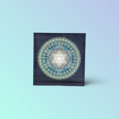 Expansion of Consciousness - 2 x 2 Inch - Acrylic Block - Sacred Geometry Symbols of Healing Arts - Zurhy