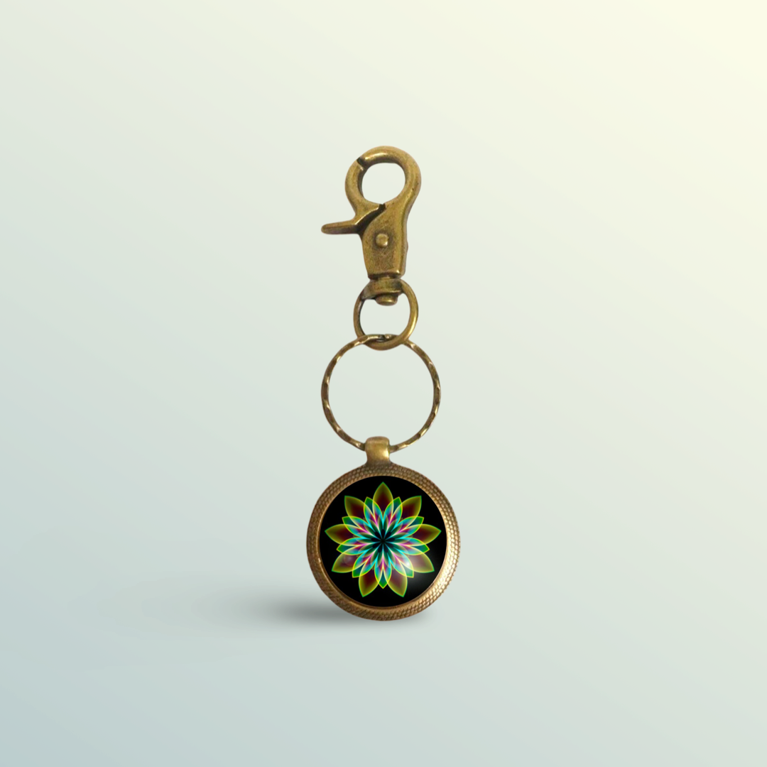 K9 - Zurhy Keychain - Sacred Geometry Symbols of Healing Arts