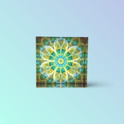 Power Within You - 2 x 2 Inch - Acrylic Block - Sacred Geometry Symbols of Healing Arts - Zurhy