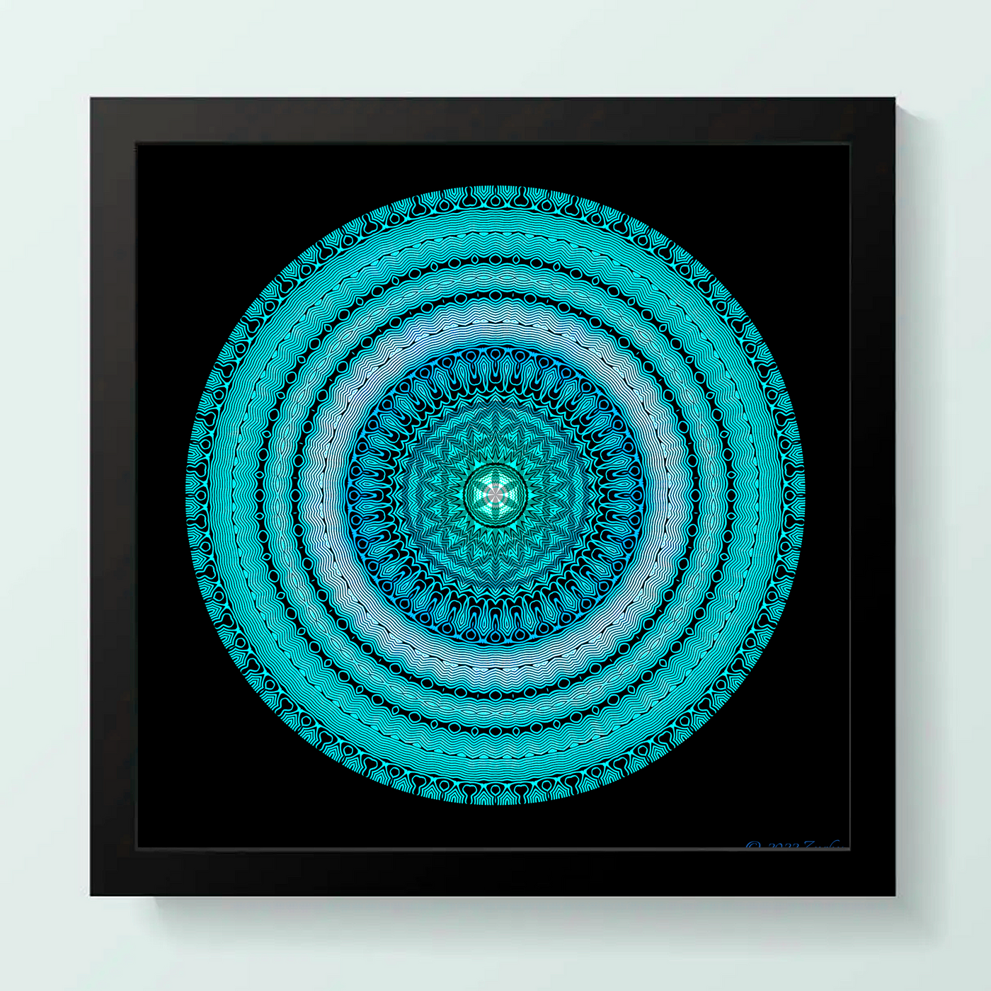 17 - ARIEL - Giclée Wall Art Print - Satin Luster Paper - Sacred Geometry Symbols of Healing Arts