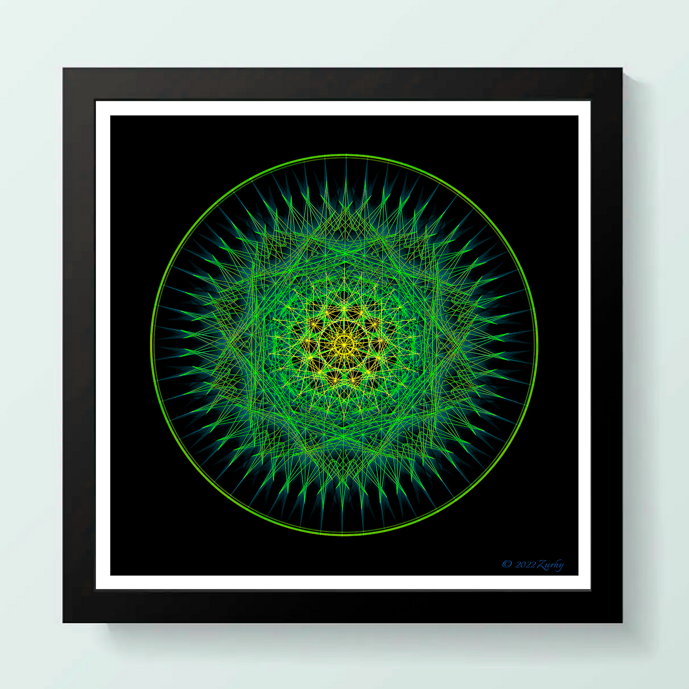 20 - Energy Bubble - Giclée Wall Art Print - Satin Luster Paper - Sacred Geometry Symbols of Healing Arts