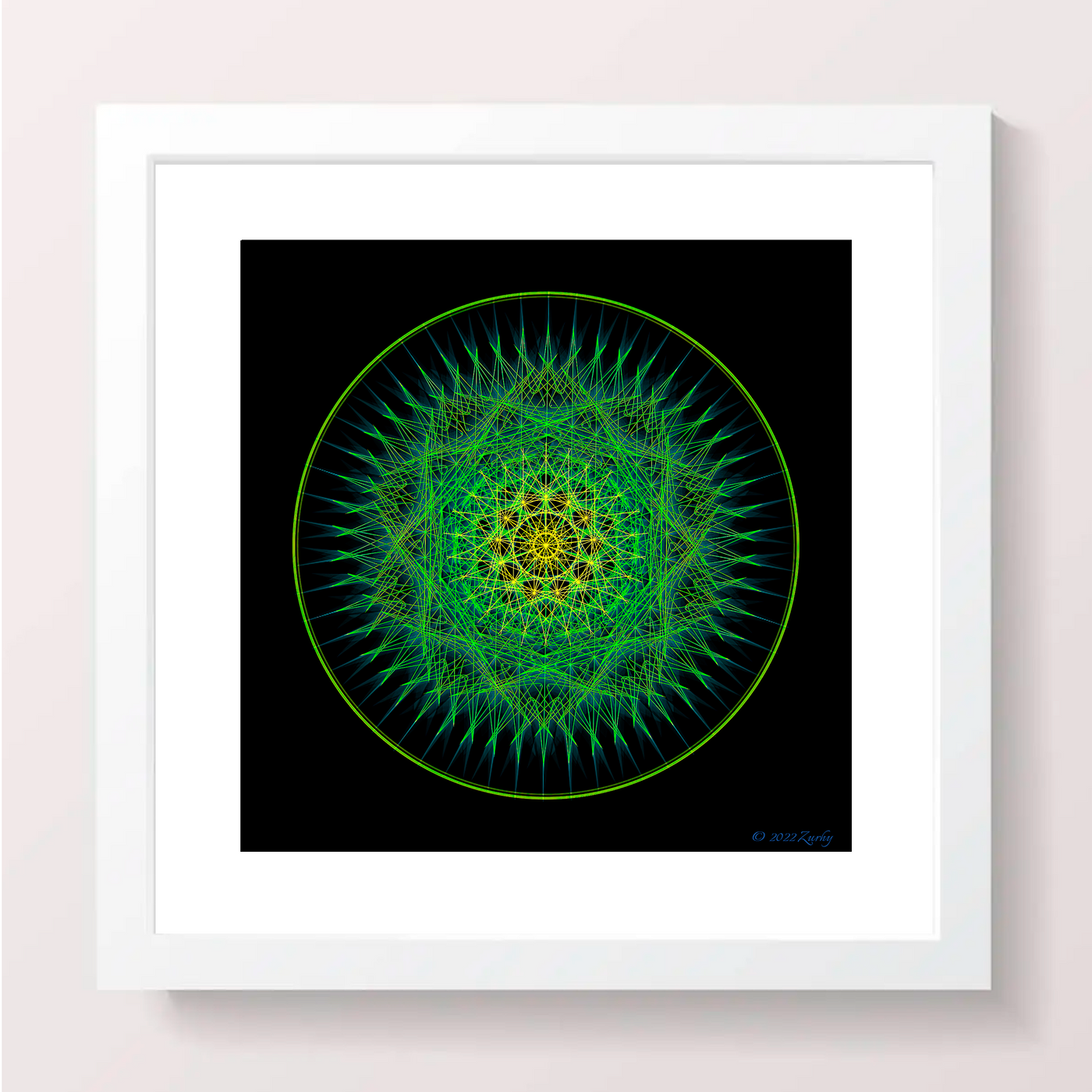 20 - Energy Bubble - Giclée Wall Art Print - Satin Luster Paper - Sacred Geometry Symbols of Healing Arts