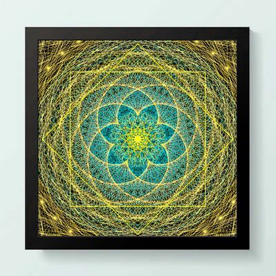 21 - New Beginnings - Giclée Wall Art Print - Satin Luster Paper - Sacred Geometry Symbols of Healing Arts