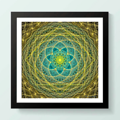 21 - New Beginnings - Giclée Wall Art Print - Satin Luster Paper - Sacred Geometry Symbols of Healing Arts