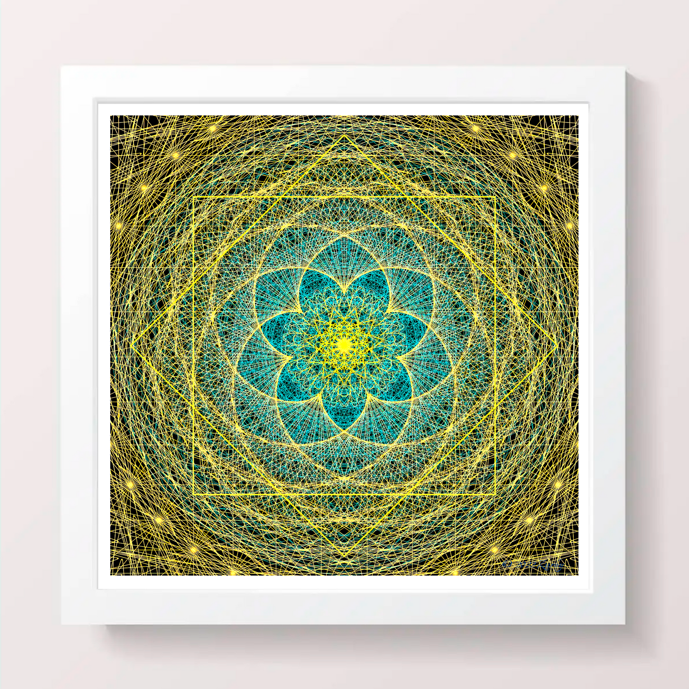 21 - New Beginnings - Giclée Wall Art Print - Satin Luster Paper - Sacred Geometry Symbols of Healing Arts