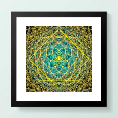 21 - New Beginnings - Giclée Wall Art Print - Satin Luster Paper - Sacred Geometry Symbols of Healing Arts