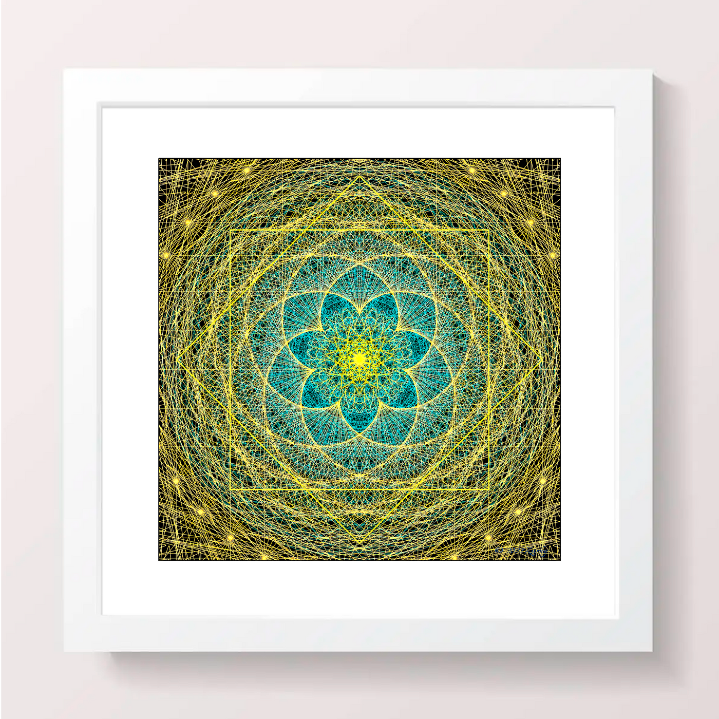 21 - New Beginnings - Giclée Wall Art Print - Satin Luster Paper - Sacred Geometry Symbols of Healing Arts