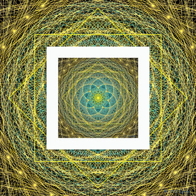 21 - RUMI - Giclée Wall Art Print - Satin Luster Paper - Sacred Geometry Symbols of Healing Arts