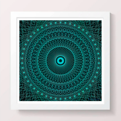 26 - HOPE - Giclée Wall Art Print - Satin Luster Paper - Sacred Geometry Symbols of Healing Arts