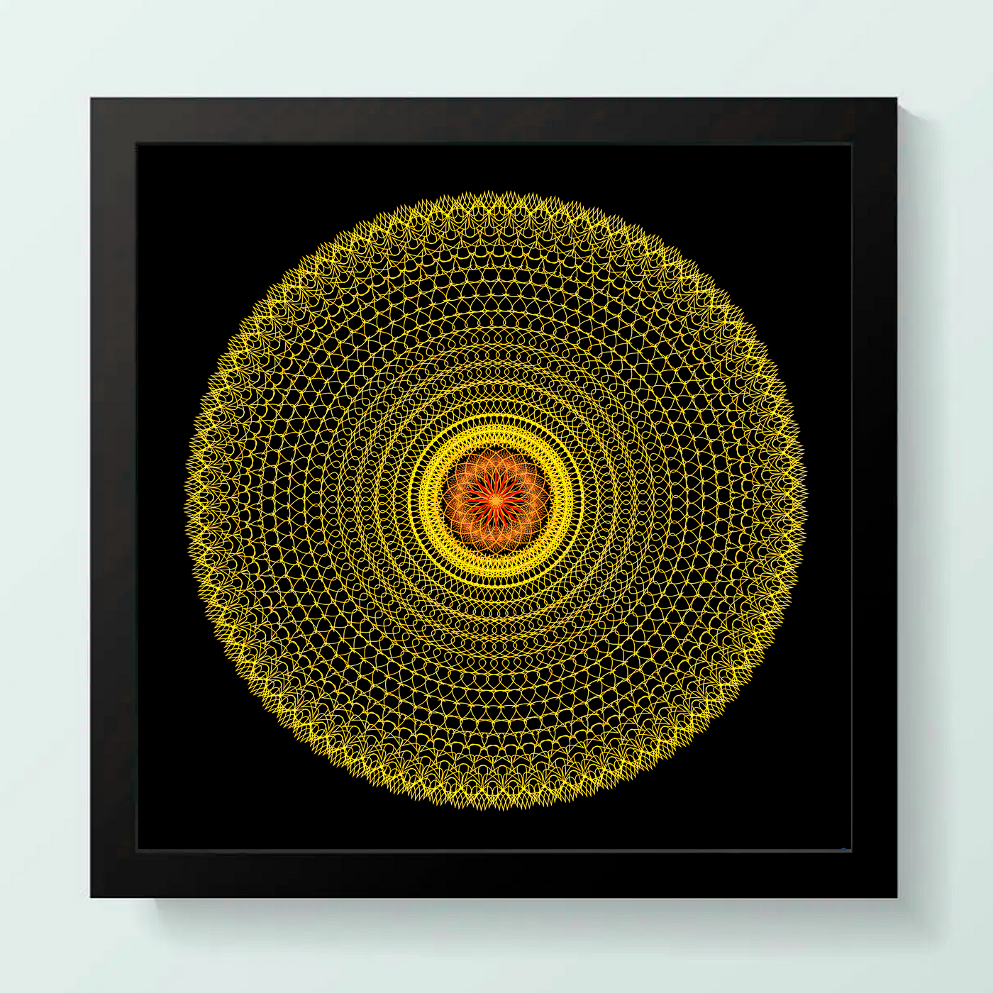 14 - BLISS - Giclée Wall Art Print - Satin Luster Paper - Sacred Geometry Symbols of Healing Arts