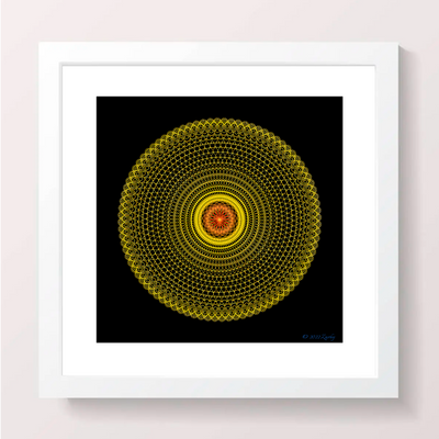 14 - BLISS - Giclée Wall Art Print - Satin Luster Paper - Sacred Geometry Symbols of Healing Arts