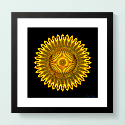 19 - Bless - Giclée Wall Art Print - Satin Luster Paper - Sacred Geometry Symbols of Healing Arts