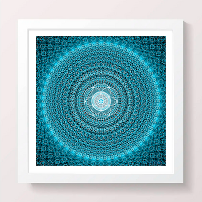 18 - Energy Droplets - Giclée Wall Art Print - Satin Luster Paper - Sacred Geometry Symbols of Healing Arts