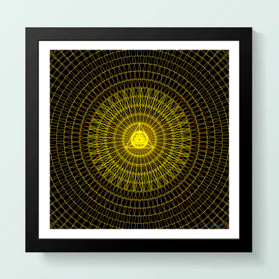 23 - Mind, Body & Soul - Giclée Wall Art Print - Satin Luster Paper - Sacred Geometry Symbols of Healing Arts