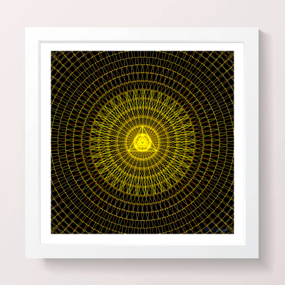 23 - Mind, Body & Soul - Giclée Wall Art Print - Satin Luster Paper - Sacred Geometry Symbols of Healing Arts