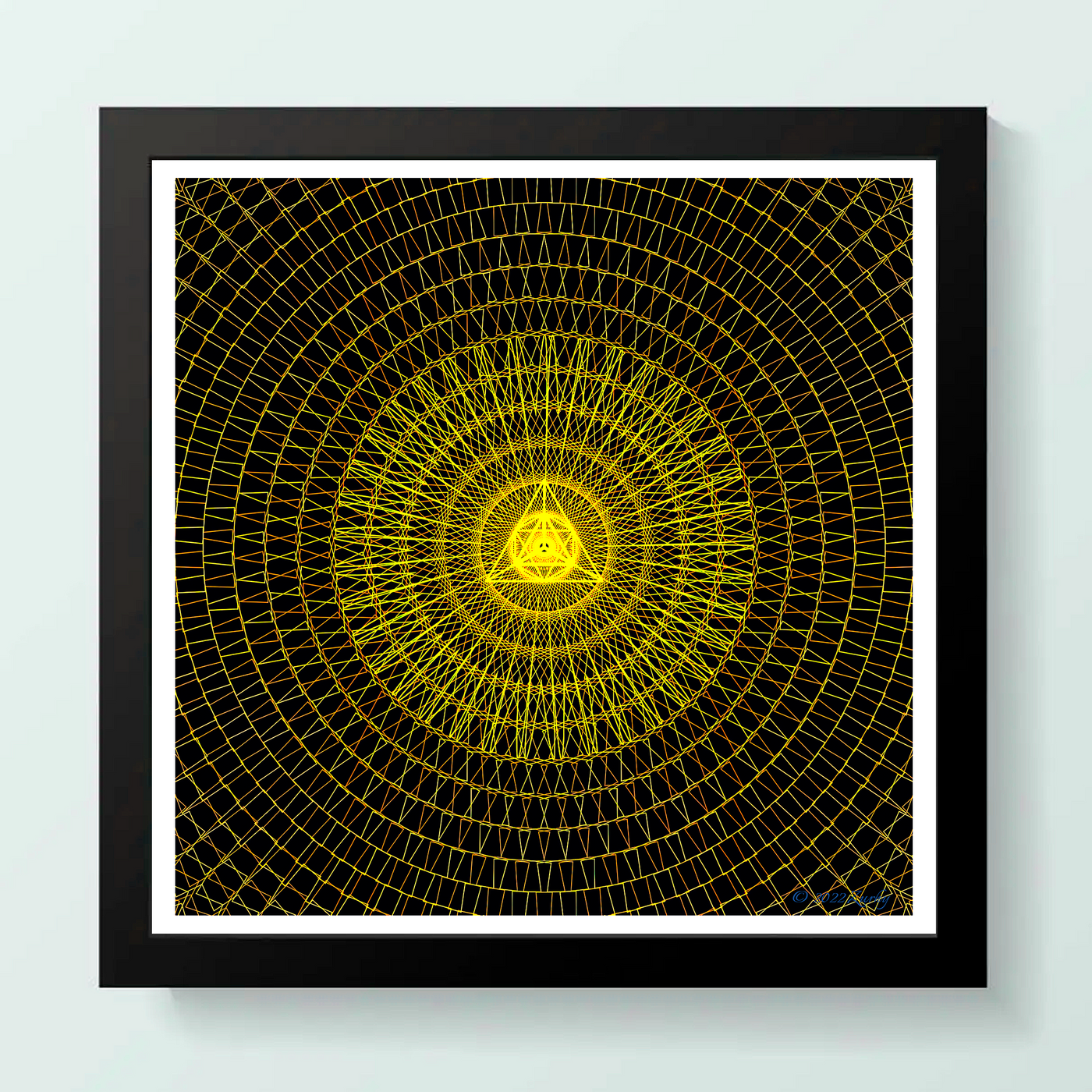 23 - Mind, Body & Soul - Giclée Wall Art Print - Satin Luster Paper - Sacred Geometry Symbols of Healing Arts