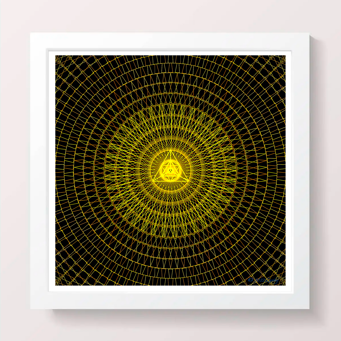 23 - Mind, Body & Soul - Giclée Wall Art Print - Satin Luster Paper - Sacred Geometry Symbols of Healing Arts