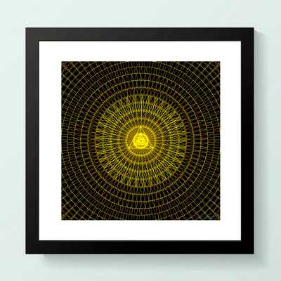 23 - Mind, Body & Soul - Giclée Wall Art Print - Satin Luster Paper - Sacred Geometry Symbols of Healing Arts