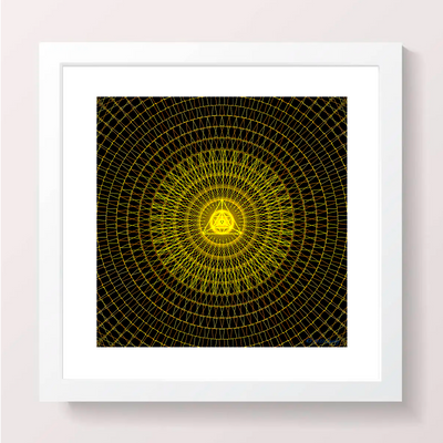 23 - Mind, Body & Soul - Giclée Wall Art Print - Satin Luster Paper - Sacred Geometry Symbols of Healing Arts