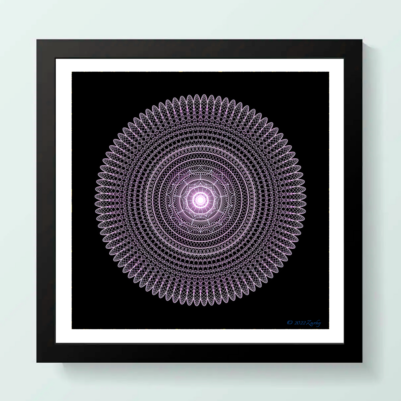 22 - DREAM - Giclée Wall Art Print - Satin Luster Paper - Sacred Geometry Symbols of Healing Arts