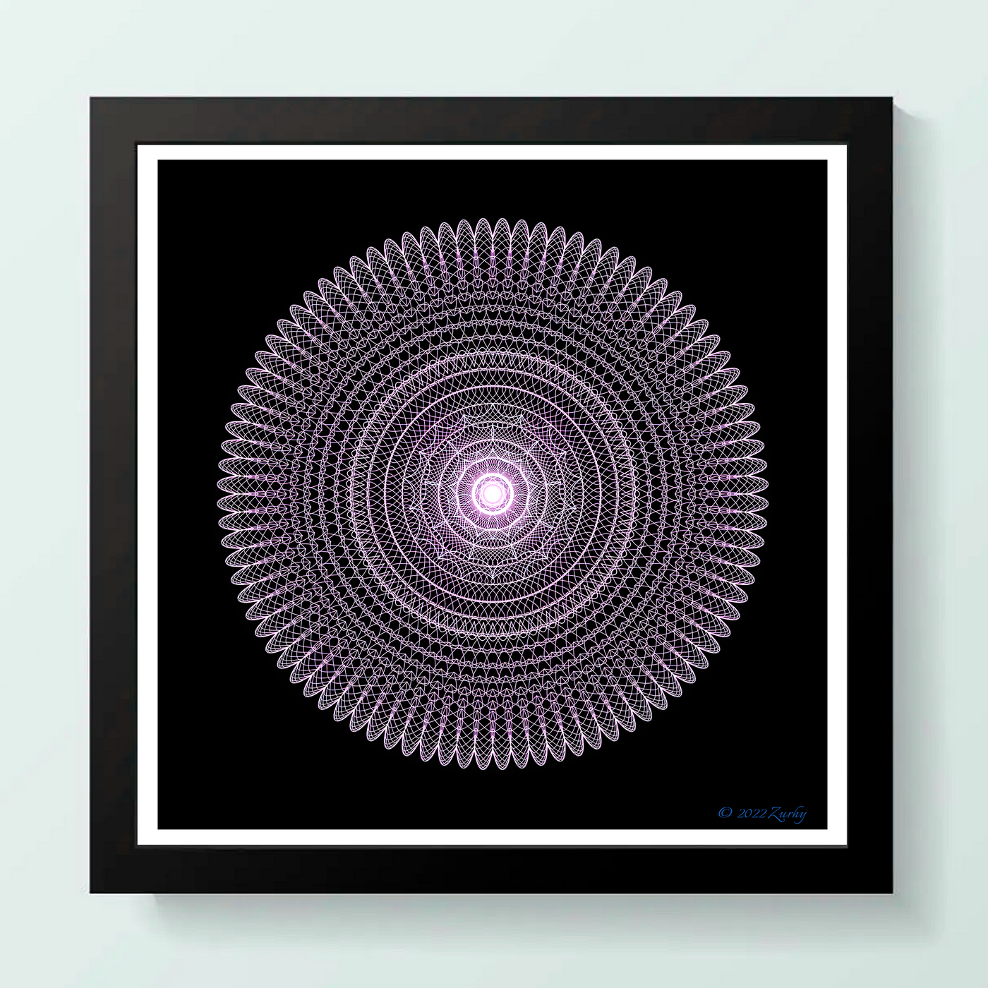 22 - DREAM - Giclée Wall Art Print - Satin Luster Paper - Sacred Geometry Symbols of Healing Arts