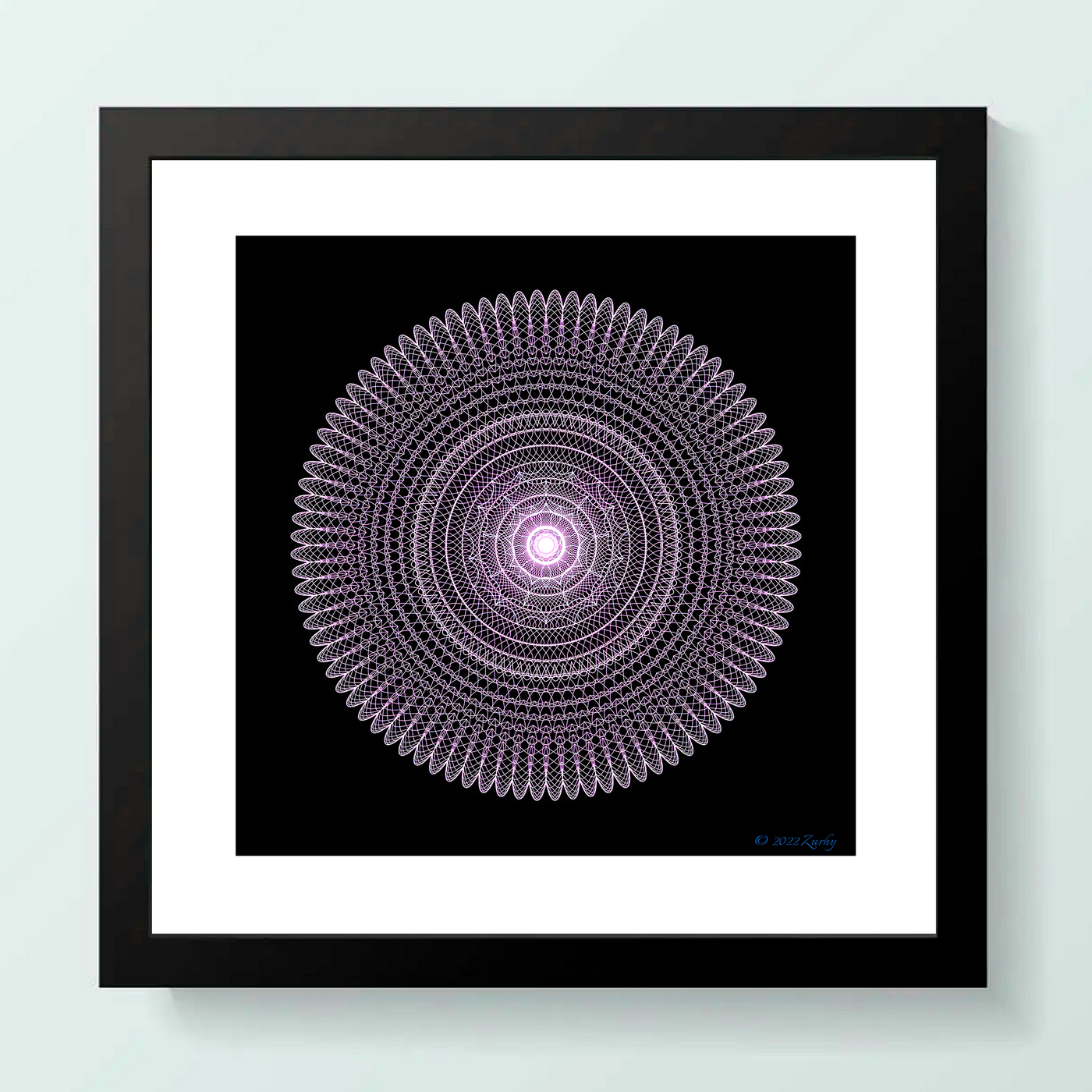 22 - DREAM - Giclée Wall Art Print - Satin Luster Paper - Sacred Geometry Symbols of Healing Arts