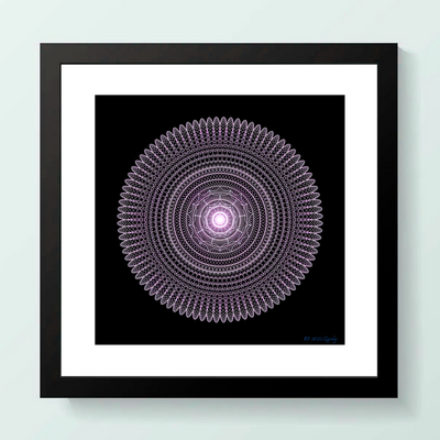 22 - DREAM - Giclée Wall Art Print - Satin Luster Paper - Sacred Geometry Symbols of Healing Arts