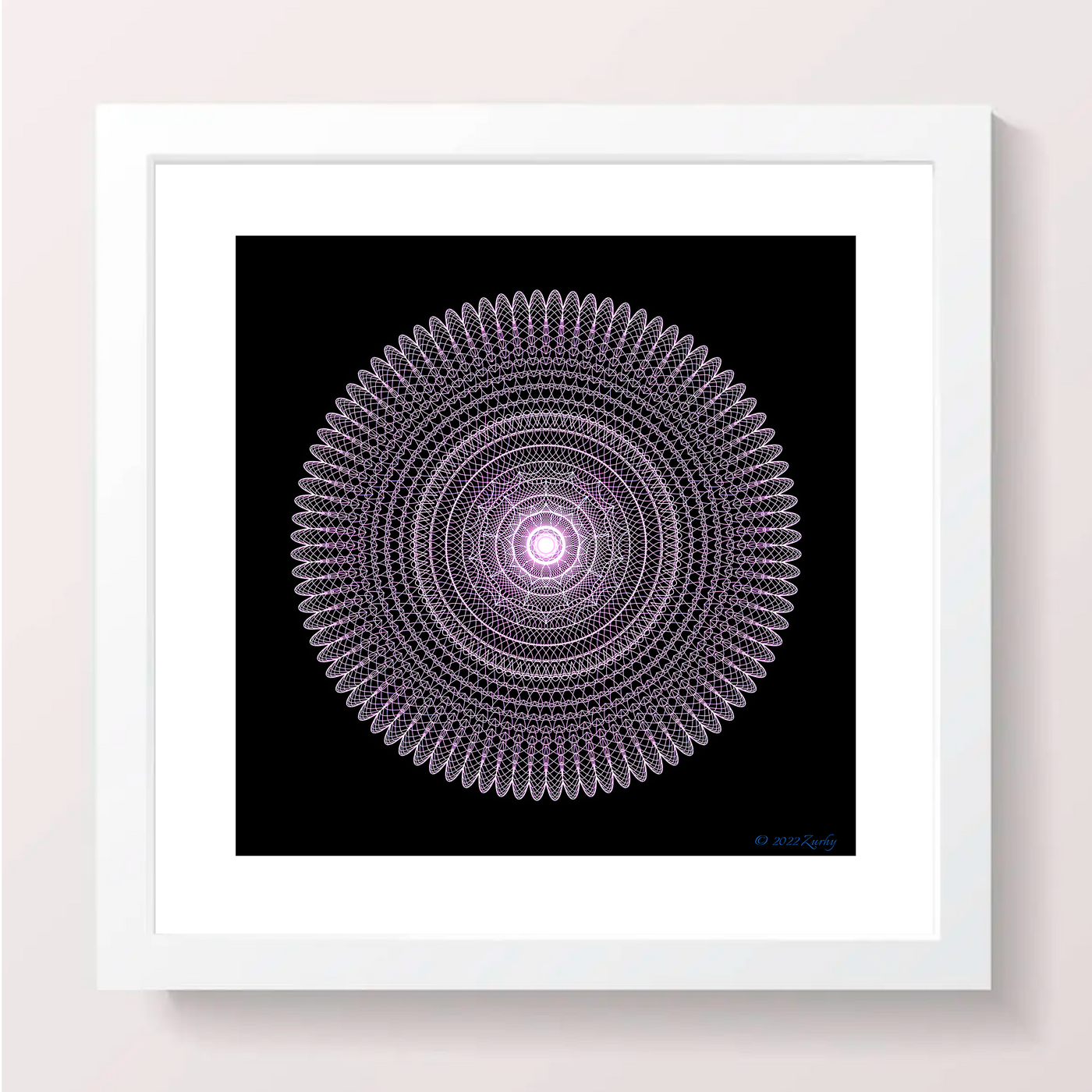 22 - DREAM - Giclée Wall Art Print - Satin Luster Paper - Sacred Geometry Symbols of Healing Arts