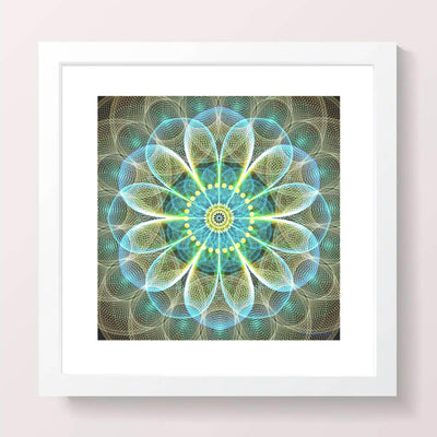 3 - ASMARA - Giclée Wall Art Print - Satin Luster Paper - Sacred Geometry Symbols of Healing Arts