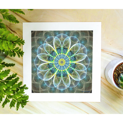 3 - ASMARA - Giclée Wall Art Print - Satin Luster Paper - Sacred Geometry Symbols of Healing Arts