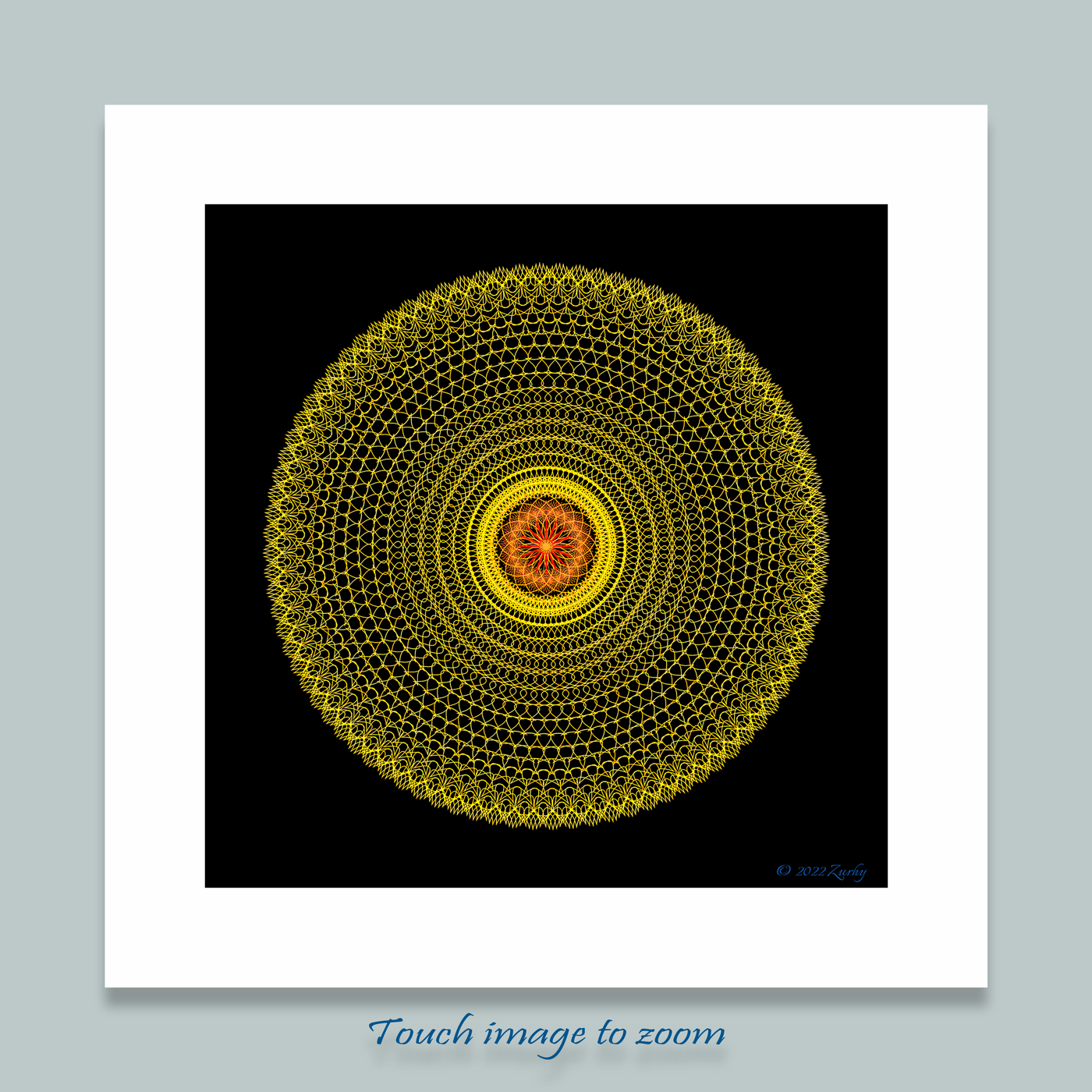 14 - BLISS - Giclée Wall Art Print - Satin Luster Paper - Sacred Geometry Symbols of Healing Arts