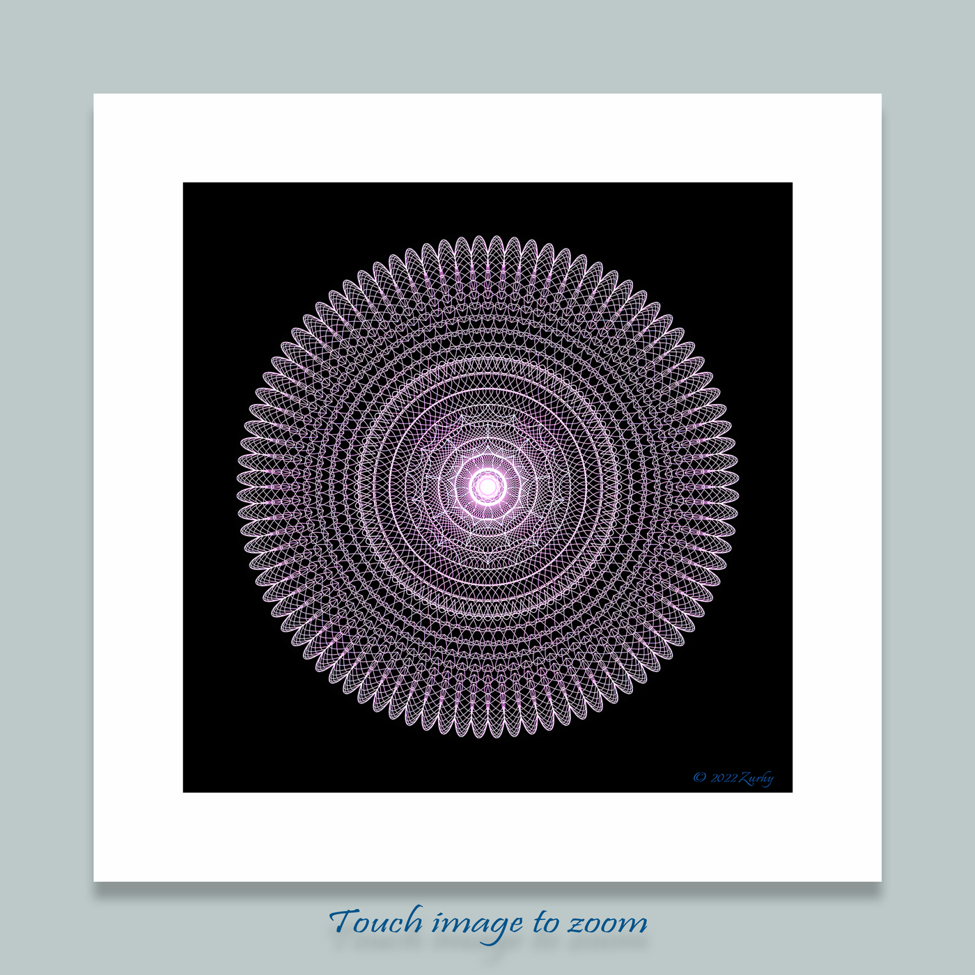 22 - DREAM - Giclée Wall Art Print - Satin Luster Paper - Sacred Geometry Symbols of Healing Arts