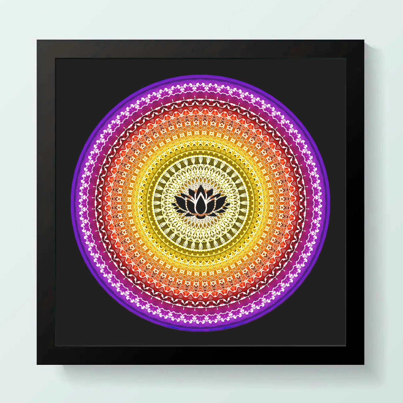 5 - IZAF - Giclée Wall Art Print - Satin Luster Paper - Sacred Geometry Symbols of Healing Arts