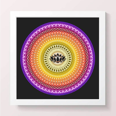 5 - IZAF - Giclée Wall Art Print - Satin Luster Paper - Sacred Geometry Symbols of Healing Arts