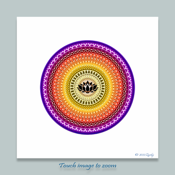 5 - IZAF - Best Sacred Geometry Circle Art Print - Zurhy