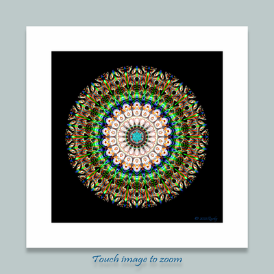 7 - LEAH - Giclée Wall Art Print - Satin Luster Paper - Sacred Geometry Symbols of Healing Arts