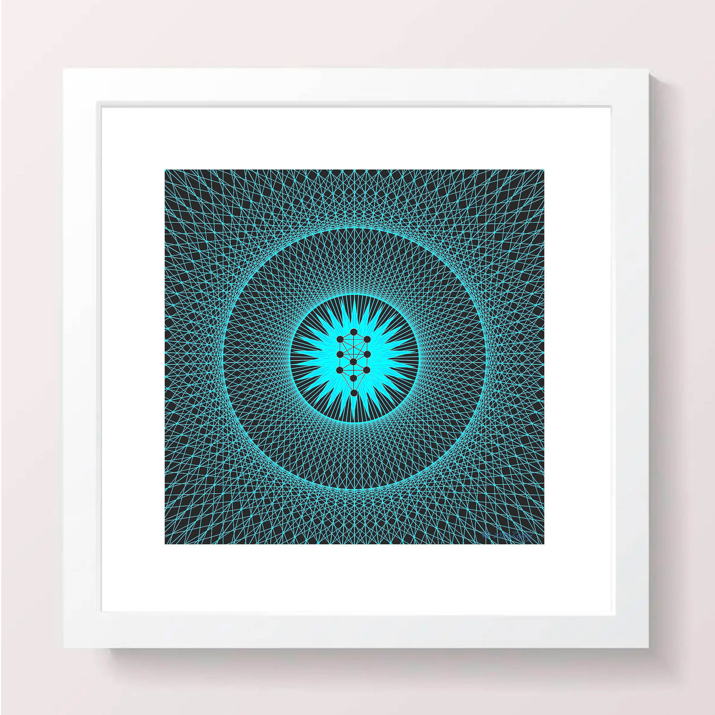 12 - MESHA - Giclée Wall Art Print - Satin Luster Paper - Sacred Geometry Symbols of Healing Arts