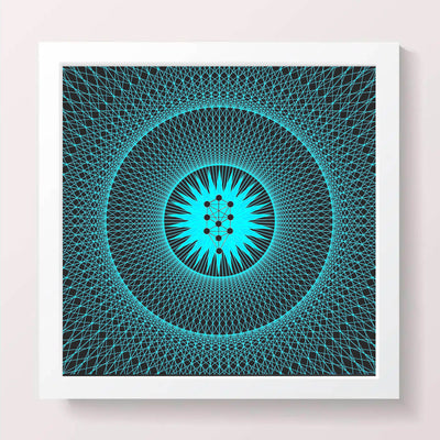 12 - MESHA - Giclée Wall Art Print - Satin Luster Paper - Sacred Geometry Symbols of Healing Arts