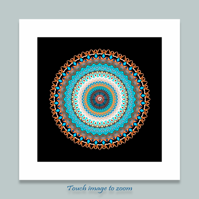 10 - Balance and Stability - Giclée Wall Art Print - Satin Luster Paper - Sacred Geometry Symbols of Healing Arts - Unframed