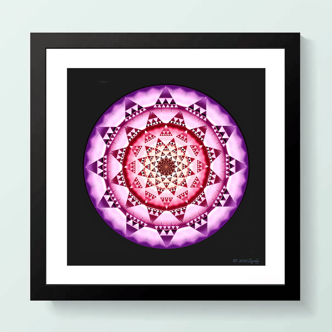 6 - RESH - Giclée Wall Art Print - Satin Luster Paper - Sacred Geometry Symbols of Healing Arts