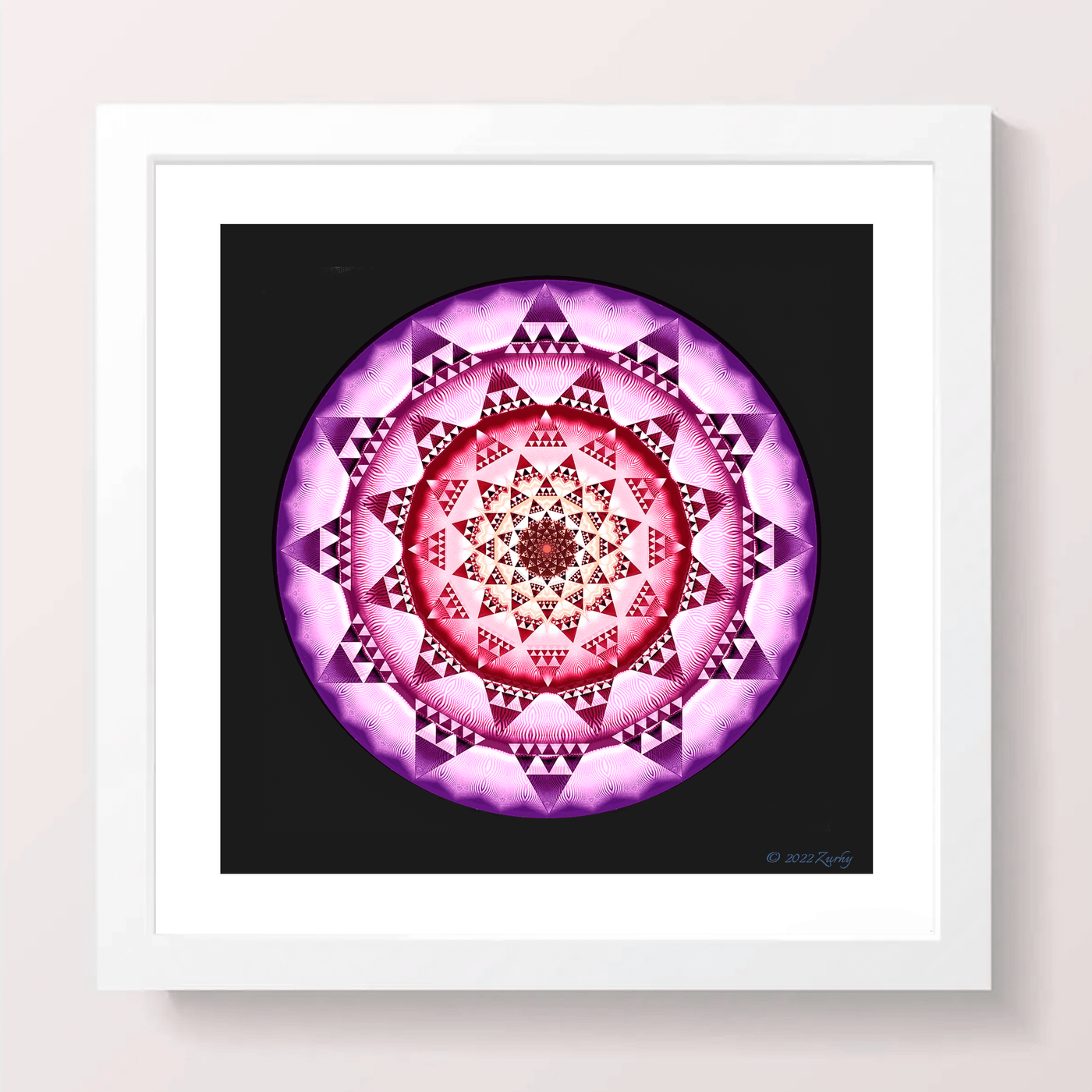 6 - RESH - Giclée Wall Art Print - Satin Luster Paper - Sacred Geometry Symbols of Healing Arts