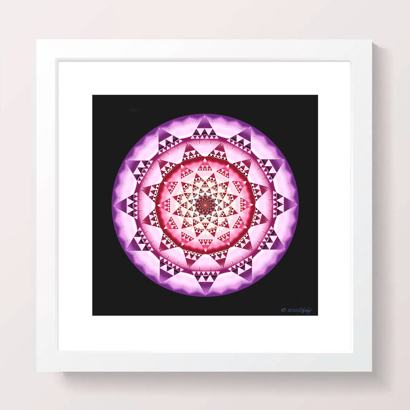 6 - RESH - Giclée Wall Art Print - Satin Luster Paper - Sacred Geometry Symbols of Healing Arts