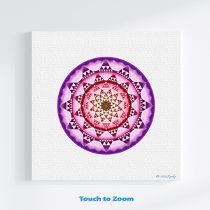 resh satin canvas circle art print sacred geometry symbols of healing arts zurhy modern art meditative art creative art contemporary art