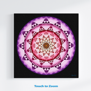 resh satin canvas wall art print sacred geometry symbols of healing arts zurhy modern art meditative art creative art contemporary art