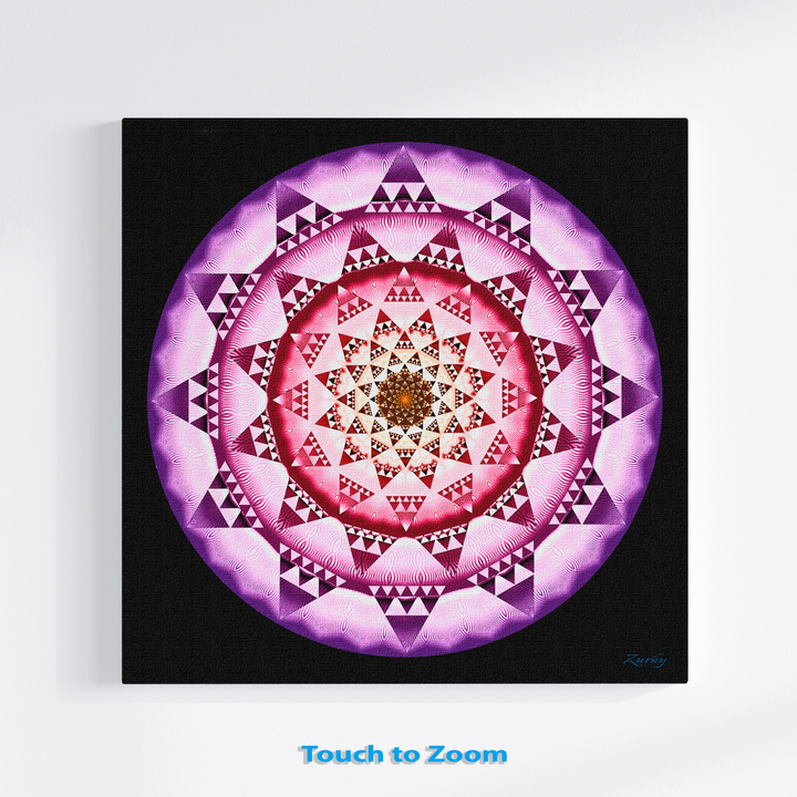 resh satin canvas wall art print sacred geometry symbols of healing arts zurhy modern art meditative art creative art contemporary art