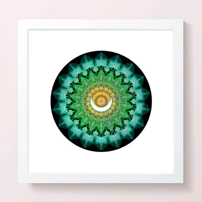 8 - Zaan - Giclée Circle Art Print - On 8" x 8" or 12"x12" Satin Luster Paper - Sacred Geometry Symbols of Healing Arts